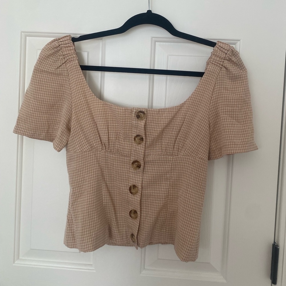 Gingham-ish top!